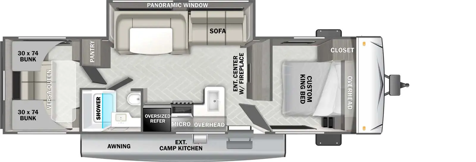 T2800BHL - DSO Floorplan Image